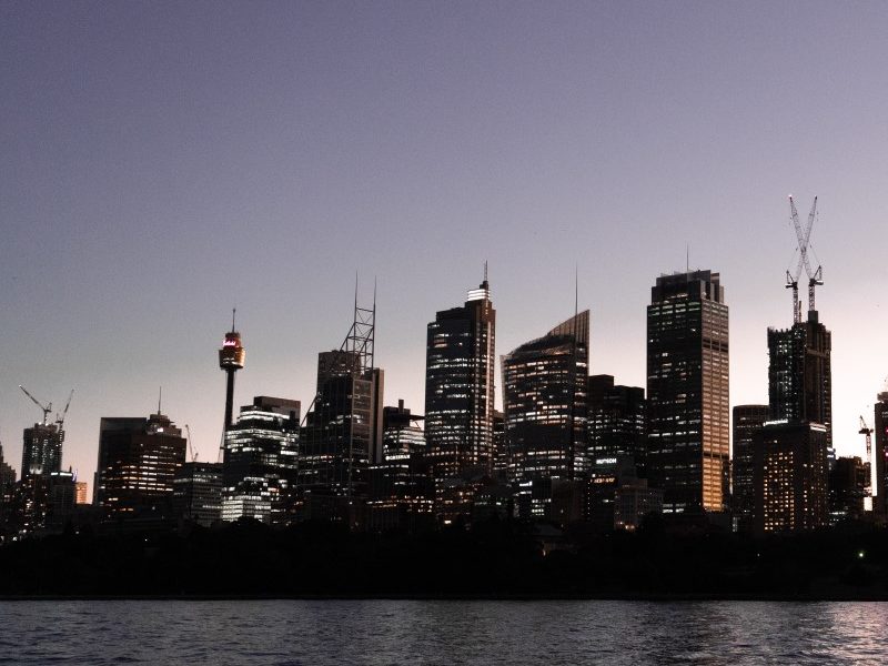 Sydney at dusk